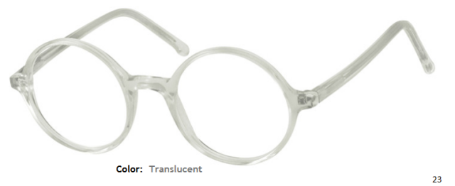 PLASTIC FRAME-ROUND-Full Rim-Custom Reading Glasses-CE0034