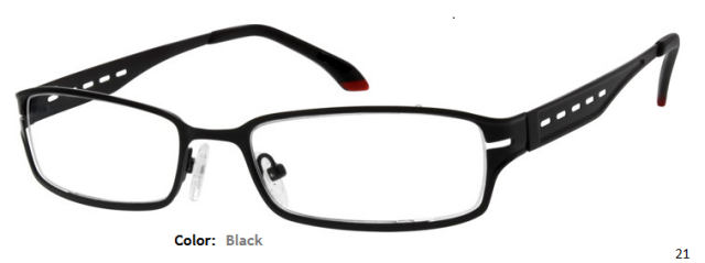 STAINLESS STEEL FRAME-RECTANGLE-Full Rim-Custom Reading Glasses-CE5761