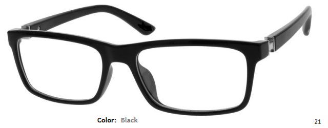 PLASTIC FRAME-RECTANGLE-Full Rim-Custom Reading Glasses-CE9002