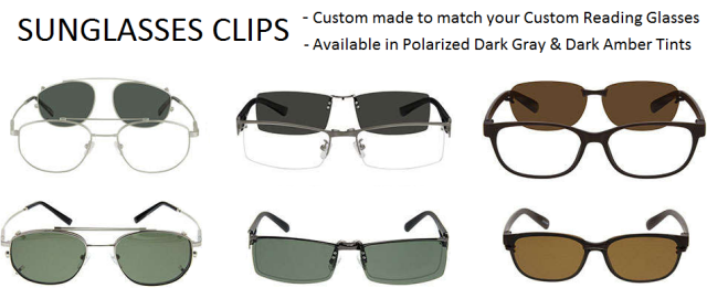 Polarized Sunglasses Clip - Matches Frame Style 