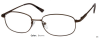 METAL FRAME-RECTANGLE-Full Rim-Spring Hinges-Custom Reading Glasses-CE2614