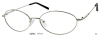 METAL/STAINLESS STEEL FRAME-OVAL-Full Rim-Spring Hinges-Custom Reading Glasses-CE5374