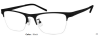 STAINLESS STEEL FRAME-WAYFARER-HALF RIM-Custom Reading Glasses-CE9995