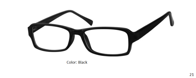 PLASTIC FRAME-RECTANGLE-Full Rim-Custom Reading Glasses-CE3432