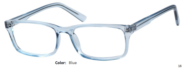 PLASTIC FRAME-RECTANGULAR-Full Rim-Custom Reading Glasses-CE4521