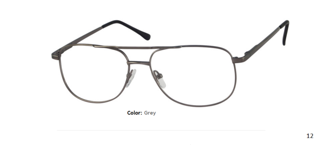 METAL FRAME-AVIATOR-Full Rim-Spring Hinges-Custom Reading Glasses-CE9814