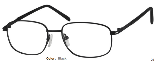 METAL FRAME-RECTANGLE-Full Rim-Custom Reading Glasses-CE9874