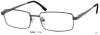 STAINLESS STEEL FRAME-RECTANGLE-Full Rim-Spring Hinges-Custom Reading Glasses-CE0414