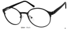 STAINLESS STEEL FRAME-ROUND-Full Rim-Spring Hinges-Custom Reading Glasses-CE7976
