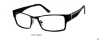 STAINLESS STEEL FRAME-RECTANGLE-Full Rim-Spring Hinges-Custom Reading Glasses-CE5195